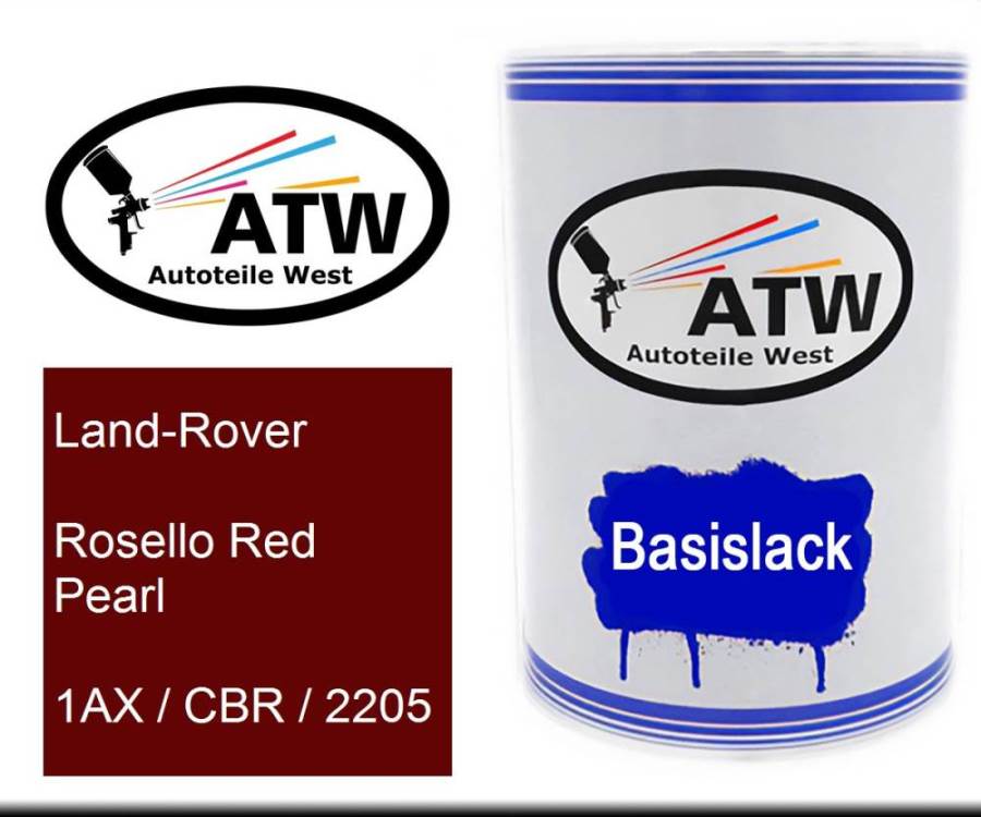 Land-Rover, Rosello Red Pearl, 1AX / CBR / 2205: 500ml Lackdose, von ATW Autoteile West.